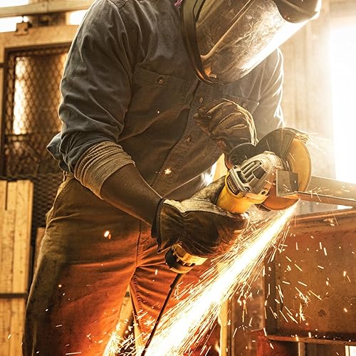 Miniatura 4 de DEWALT Herramienta de amoladora angular, 4-1/2 a 5 pulgadas, interruptor de paleta (DWE43114N)