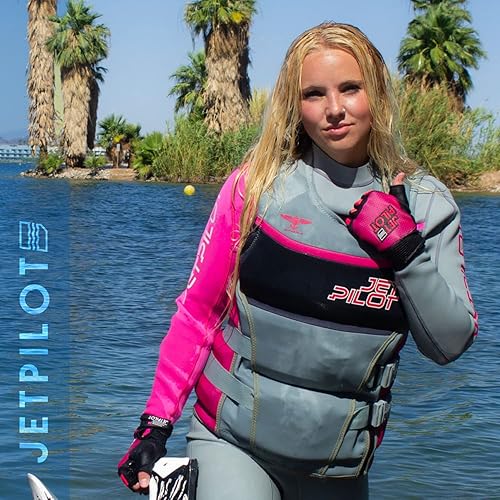 Miniatura 5 de Jetpilot Hold Fast Short Finger PWC Guantes - Deportes acuáticos de alta intensidad moto acuática, kayak, windsurf, kiteboarding, vela, buceo, surf
