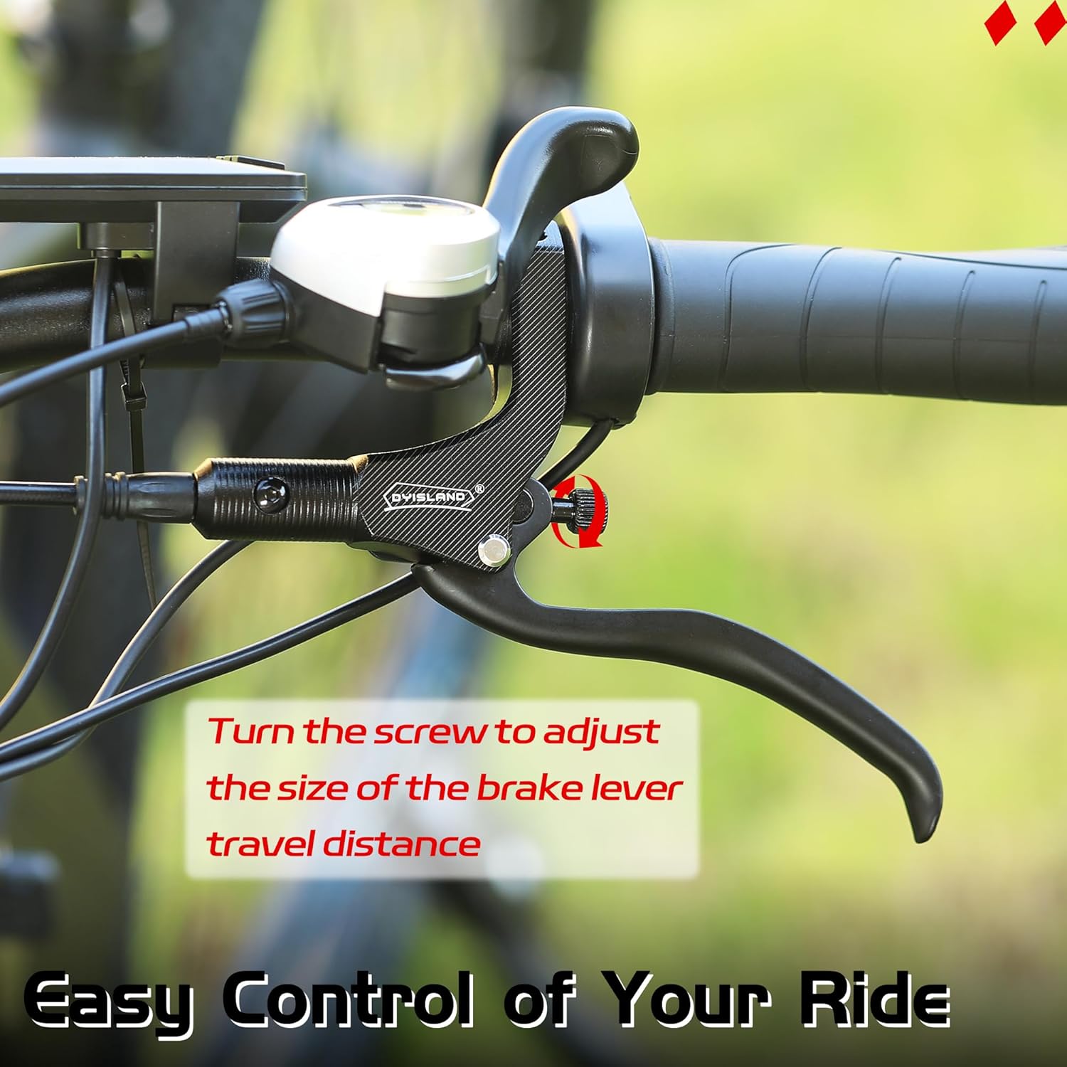 LD-200 2-Pistons Hydraulic Disc Brake Set for ebike,2-PIN Power-Off Electric Bike Hydraulic Brake kit，Hydraulic Brake Kits with mounting Tools and Screws