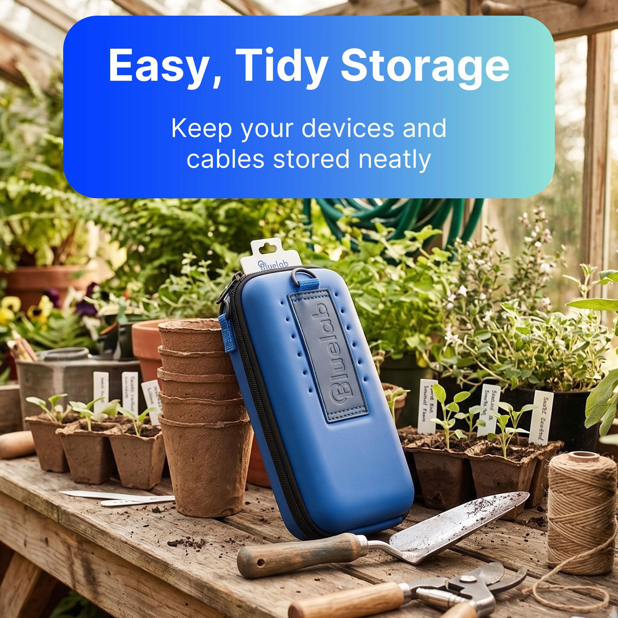 Bluelab METCARRYCASE Carry Case for Bluelab Meters used for Hydroponic System and Plant Grow (Meter and Probe Sold Separately)
