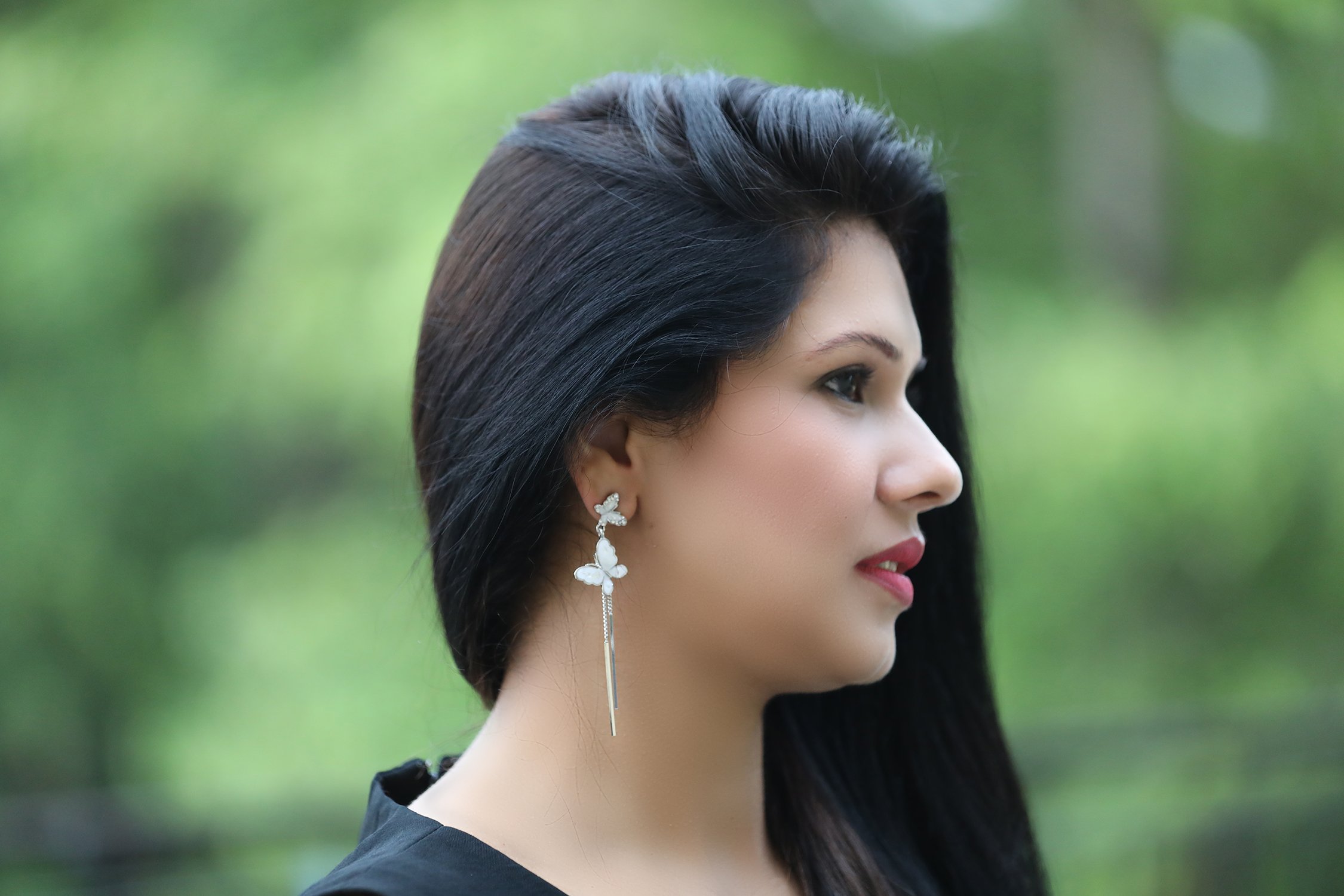Butterfly Shape Dangler Earrings For Women