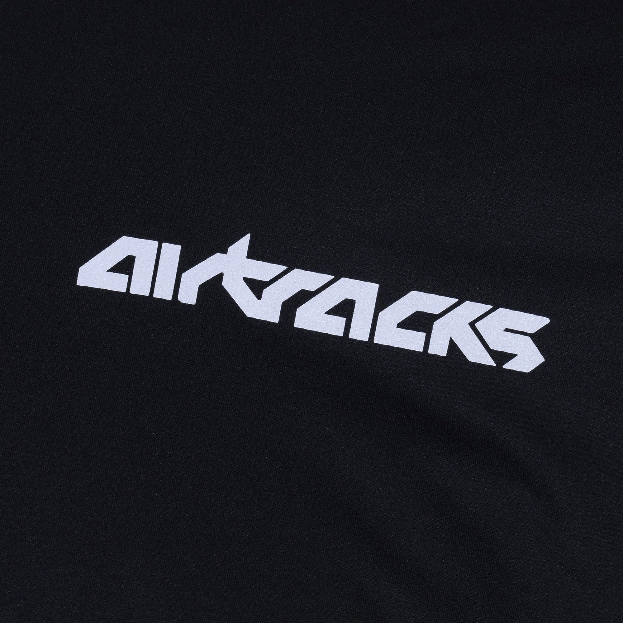 Airtracks Camiseta de manga larga para hombre de invierno, manga larga, térmica, de forro polar, resistente al viento, transpirable, reflectante, cremallera completa