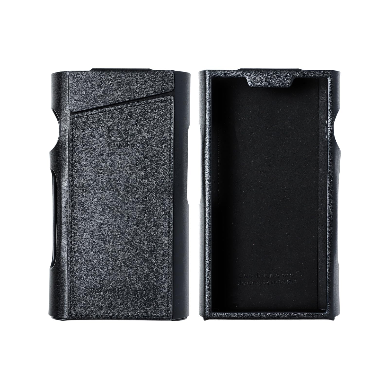 SHANLING M8T Leather Case(Black), M8T Digital Audio Player Special Protective Case,PU Leather Material