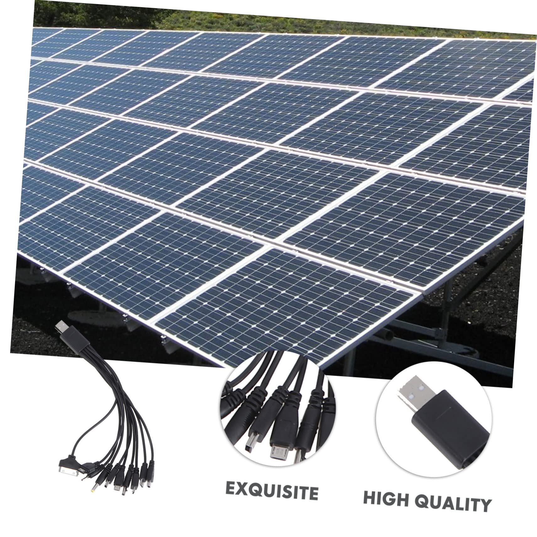 Happyyami Kits De Paneles Solares Panel De Solar Para Exteriores Panel Solar Monocristalino Fuente De Alimentacion De Emergencia