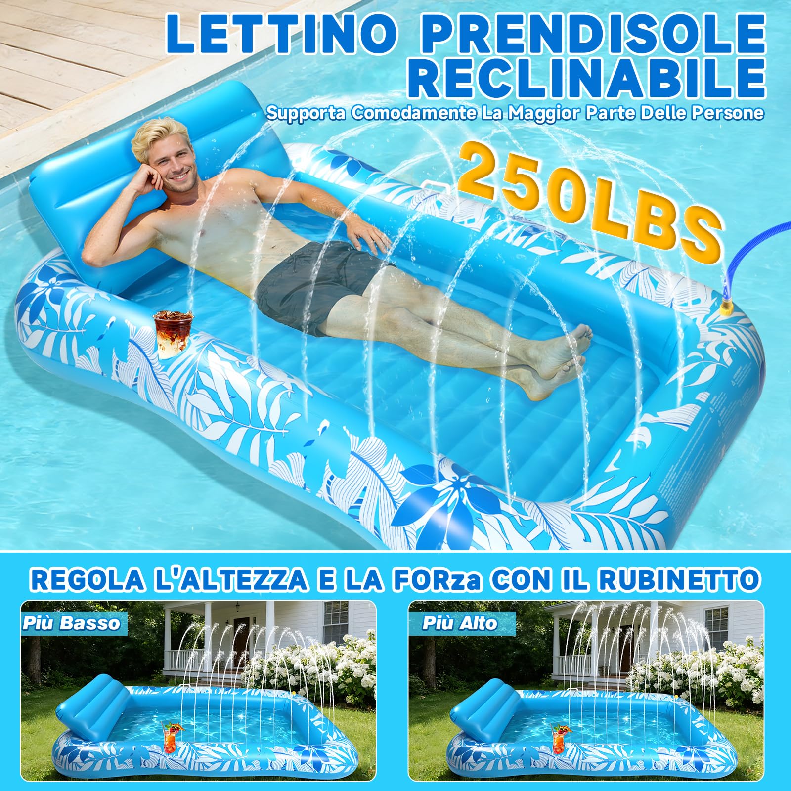 Materasso gonfiabile per piscina