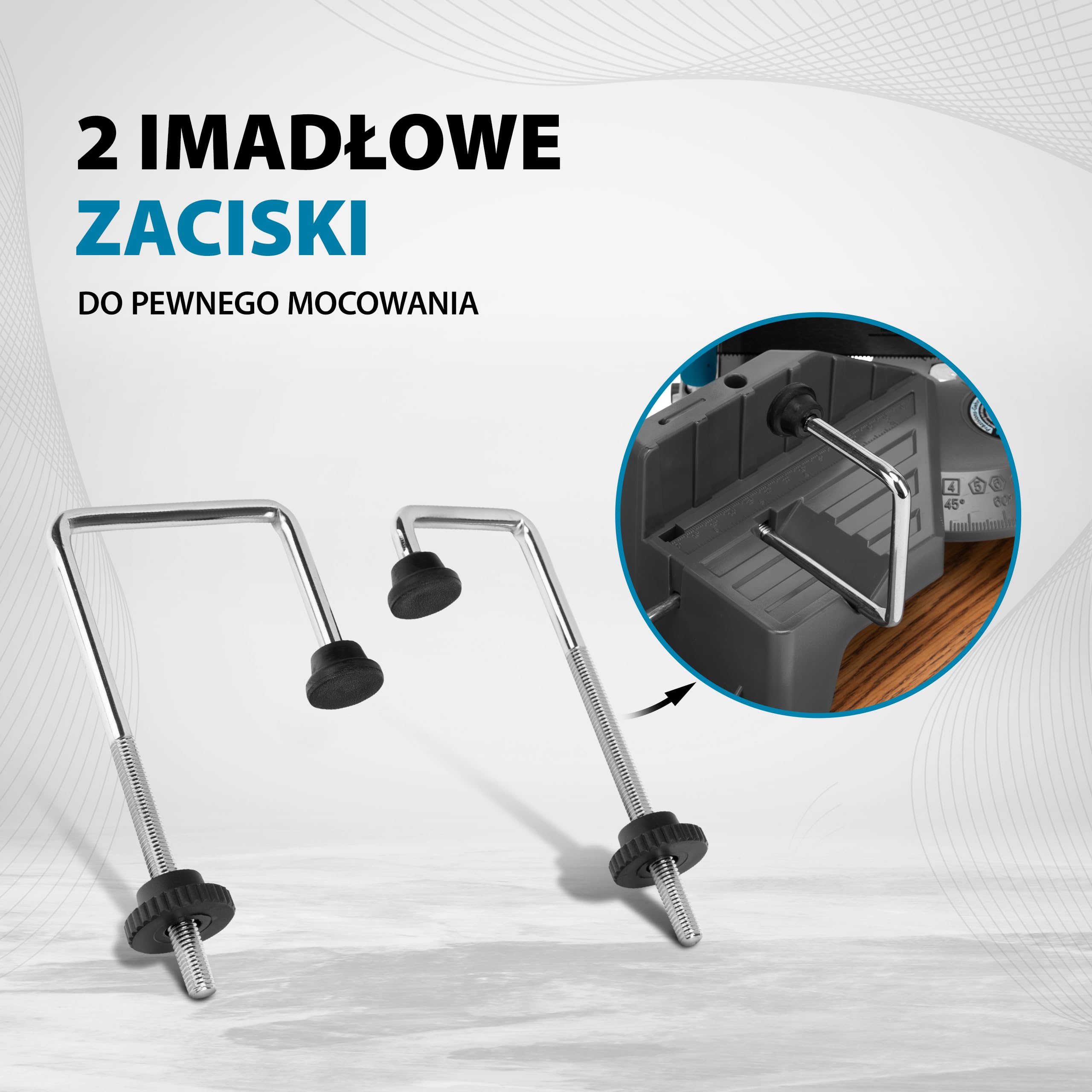 Gross Skrzynka uciosowa, Piła do Drewna, Precyzyjna, Dwa Zaciski 600 mm