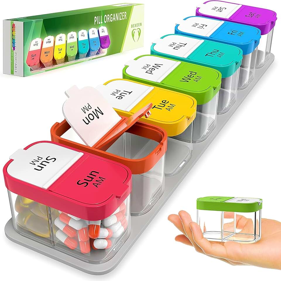 Amazon: 7 XL Vitamin Organizer with AM/PM Slots