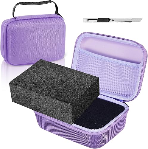 Miniatura 13 de Funda rígida de EVA con espuma personalizable de 13.5 x 9.8 x 5.5 pulgadas, funda de transporte protectora de EVA a prueba de golpes para Negro