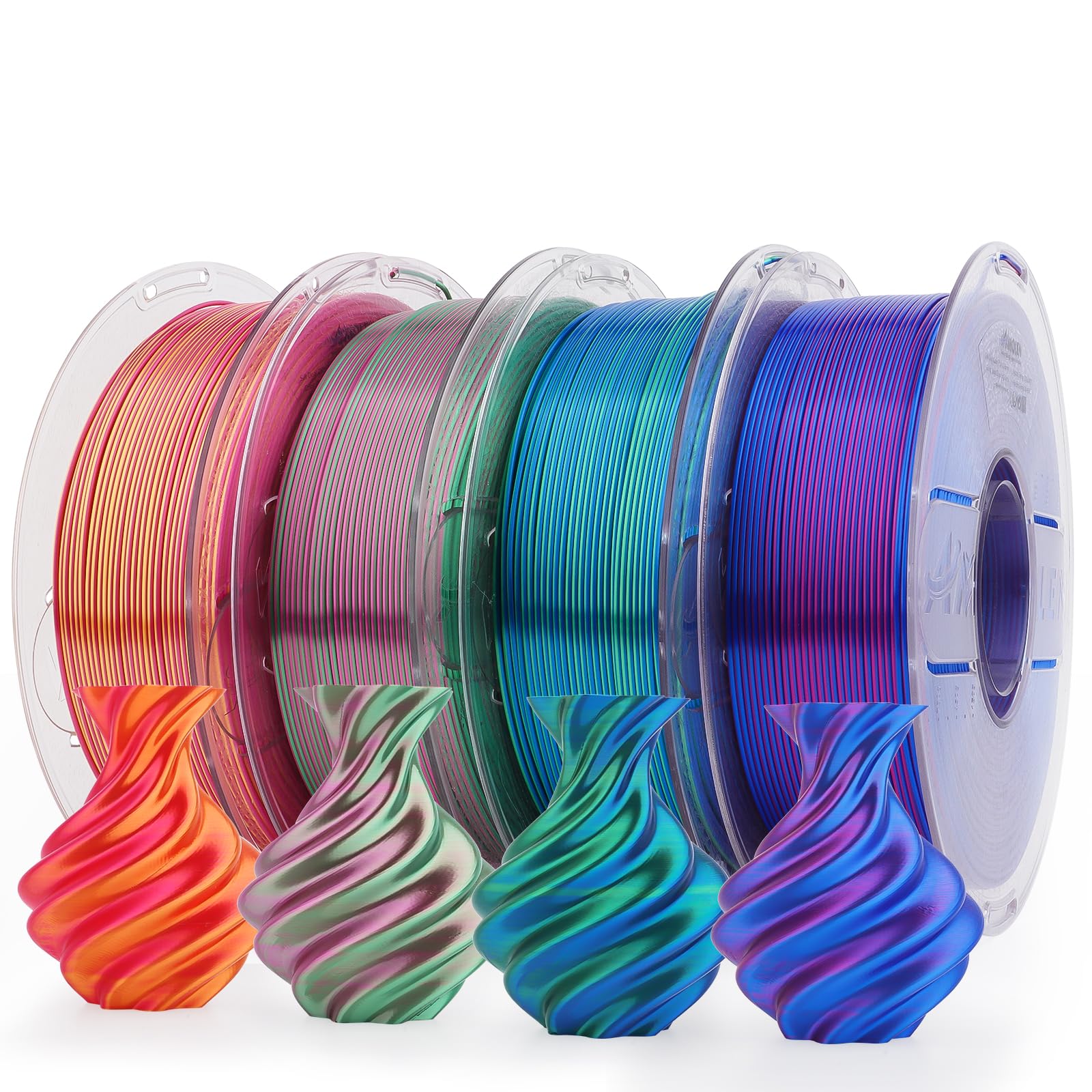 Amazon.co.jp: AMOLEN Silk PLA 3Dプリンターフィラメントバンドル