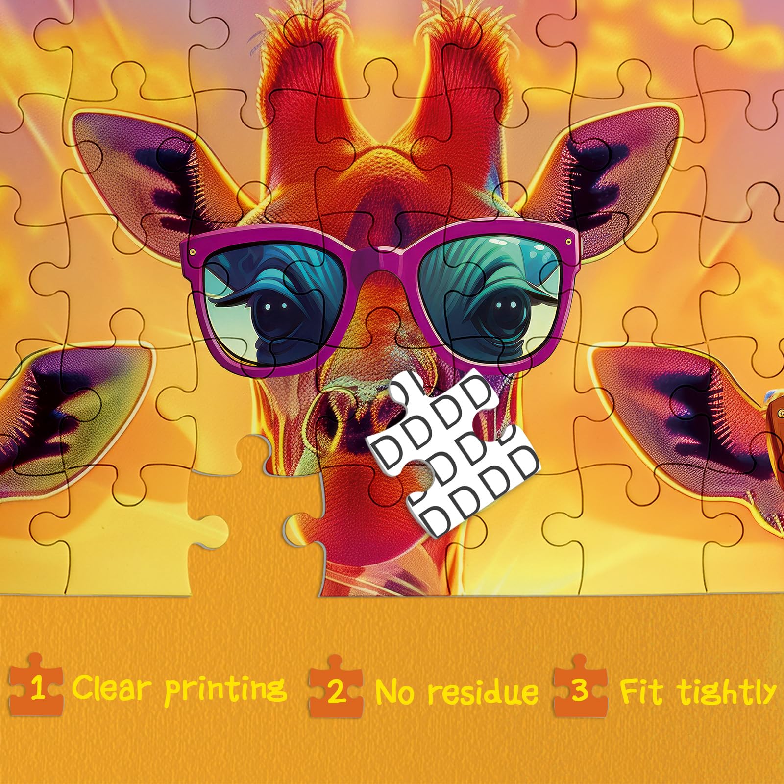 Amazon | 大人用キリンパズル 1000ピース 動物ジグソーパズル ホーム