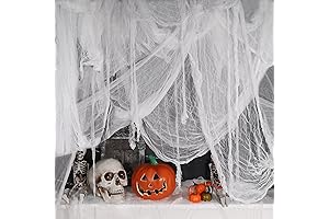 197''x78.7'' Gauze Cloth Spooky Halloween Fabric Decoration