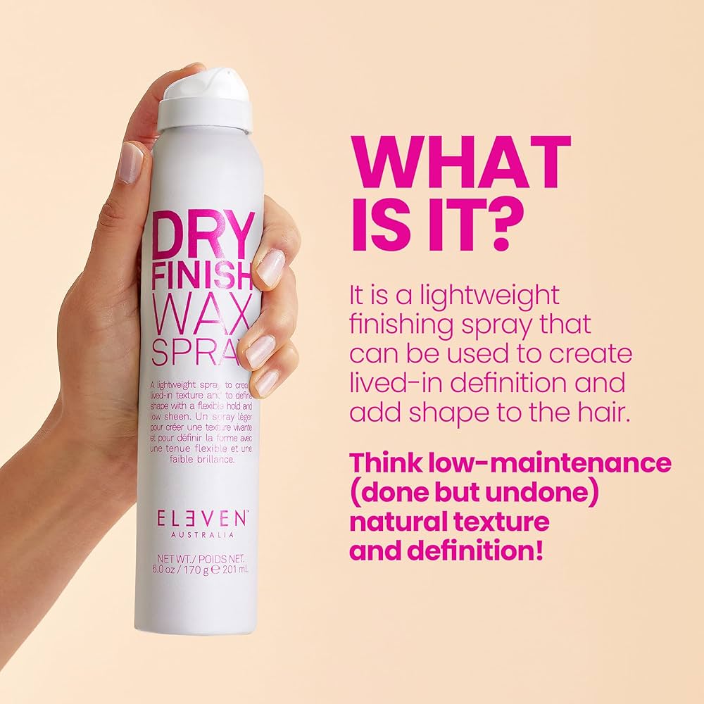 Amazon.com: ELEVEN AUSTRALIA Dry Finish Wax Texture Spray for Fine