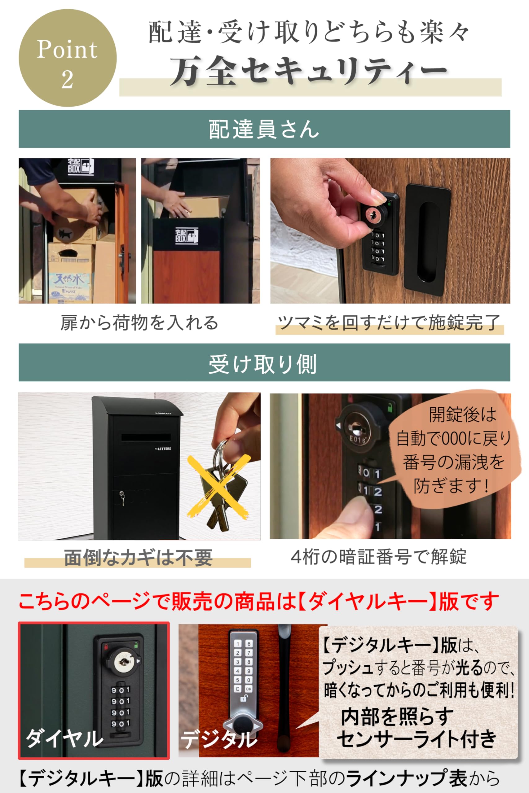 Amazon.co.jp: [ルスネコボックス] 宅配ボックス 屋外 防水