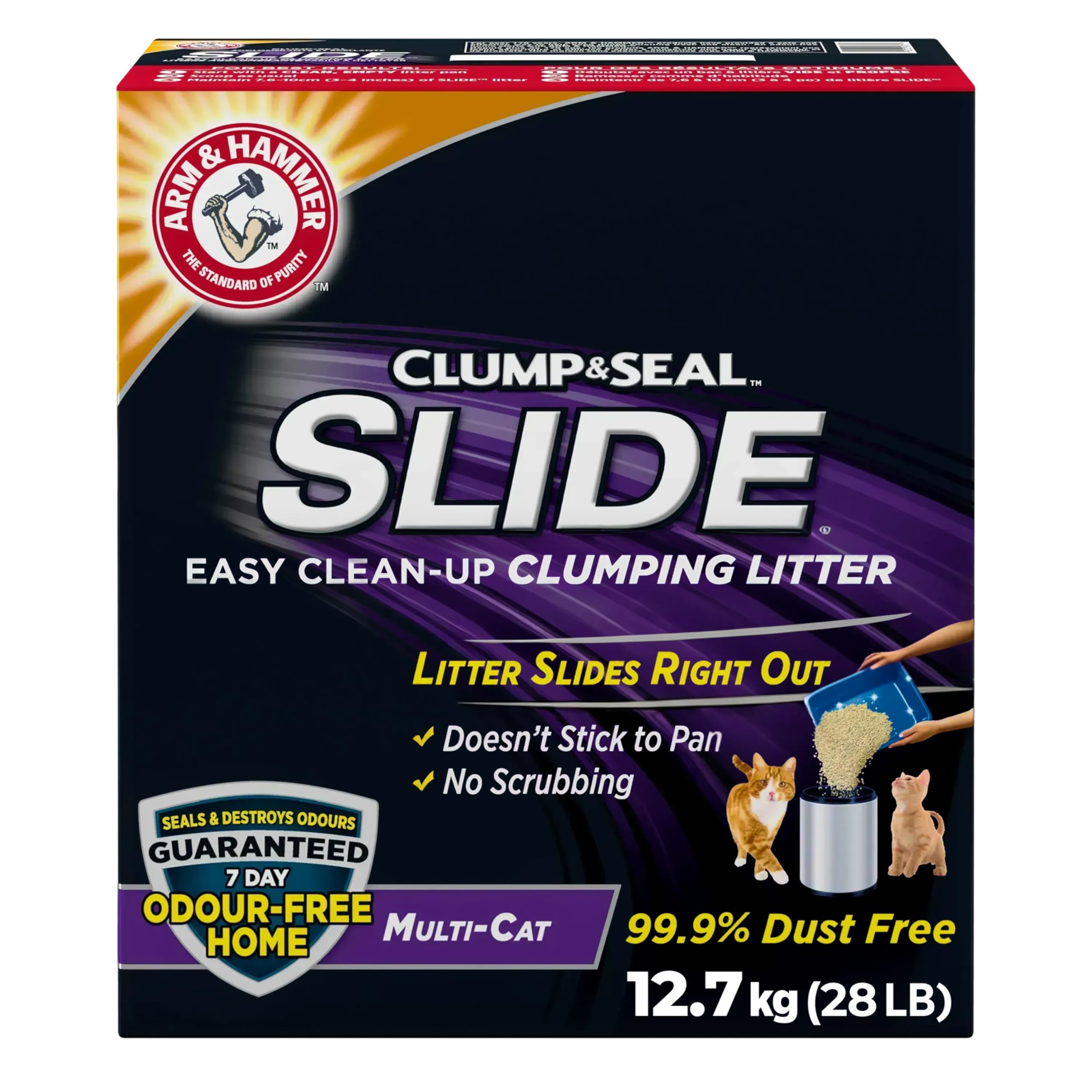 Arm & Hammer Slide Clumping Cat Litter Multi-Cat 12.7 kg