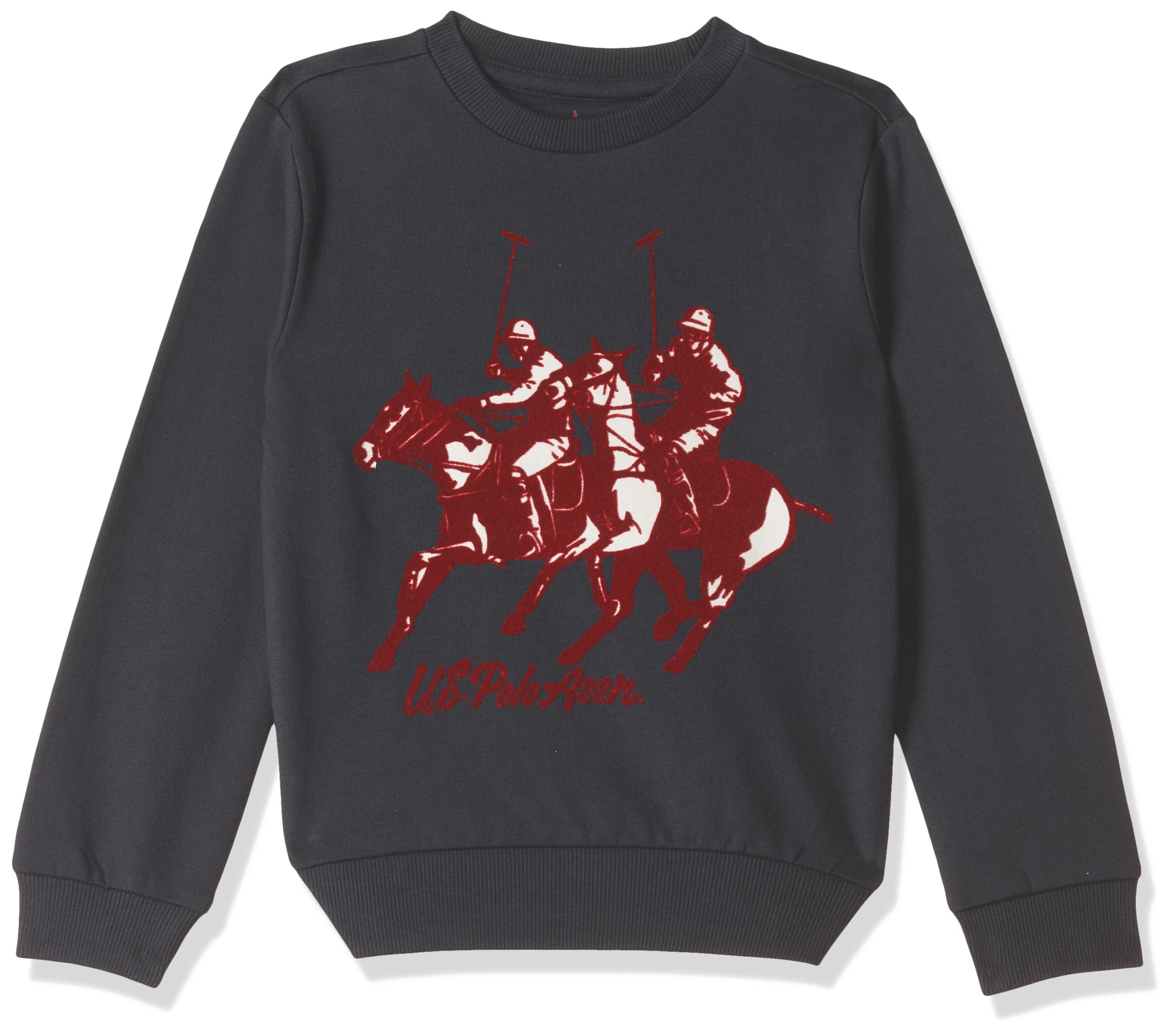 U.S. Polo Assn. Kids Regular fit Cotton Round Neck Sweatshirts-picture-30