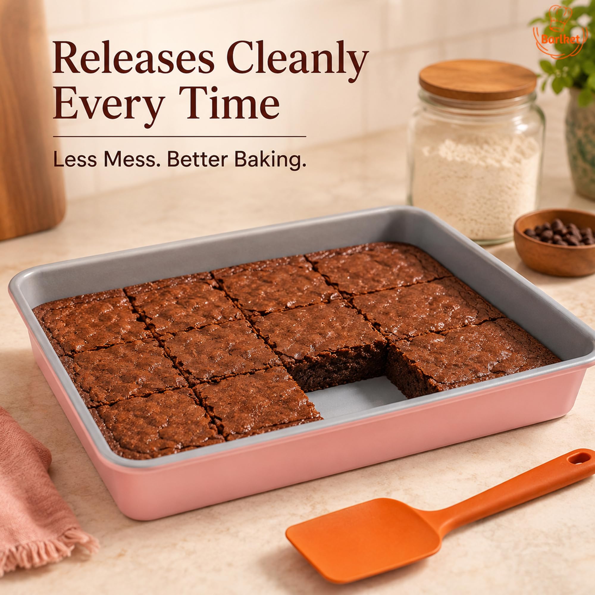 Heavy Duty 9x13 Cake Pan - Nonstick Baking Pan -2