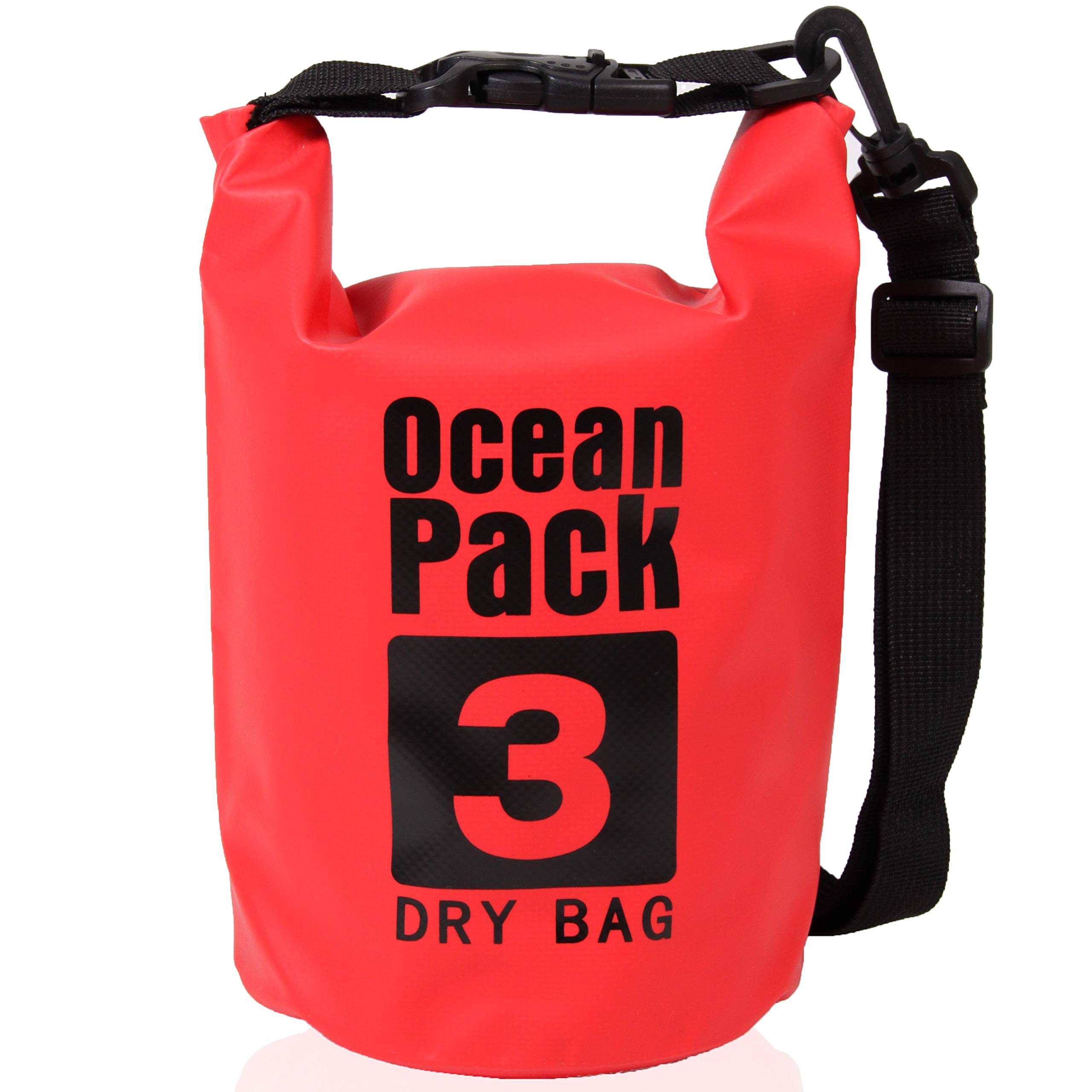 XENOBAG – Bolsa Impermeable – 3 o 20 litros, Dry Bag, Pequeña, Ocean Pack 3 o 20 l, Mochila Impermeable Resistente al Agua, Drybag con Correas Ajustables y Cierre de Seguridad