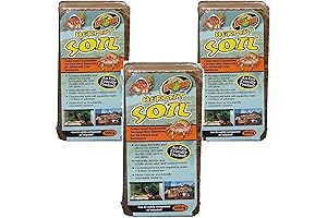 Zoo Med Hermit Soil Coconut Fiber Brick: Essential Substrate for Hermit Crabs...