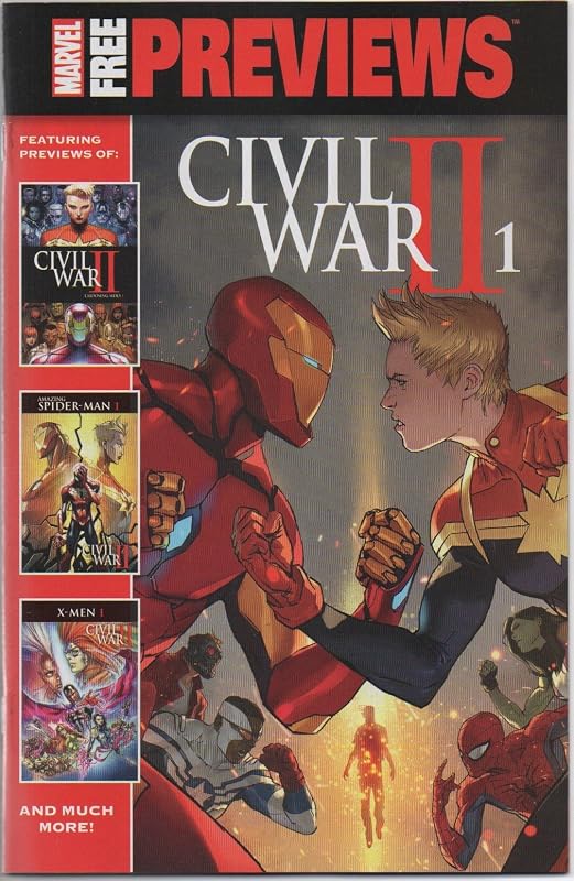 Marvel Civil War II Free Previews (Bundles of 25), no. 1 (agosto de 2016) [cómic one-shot promocional]