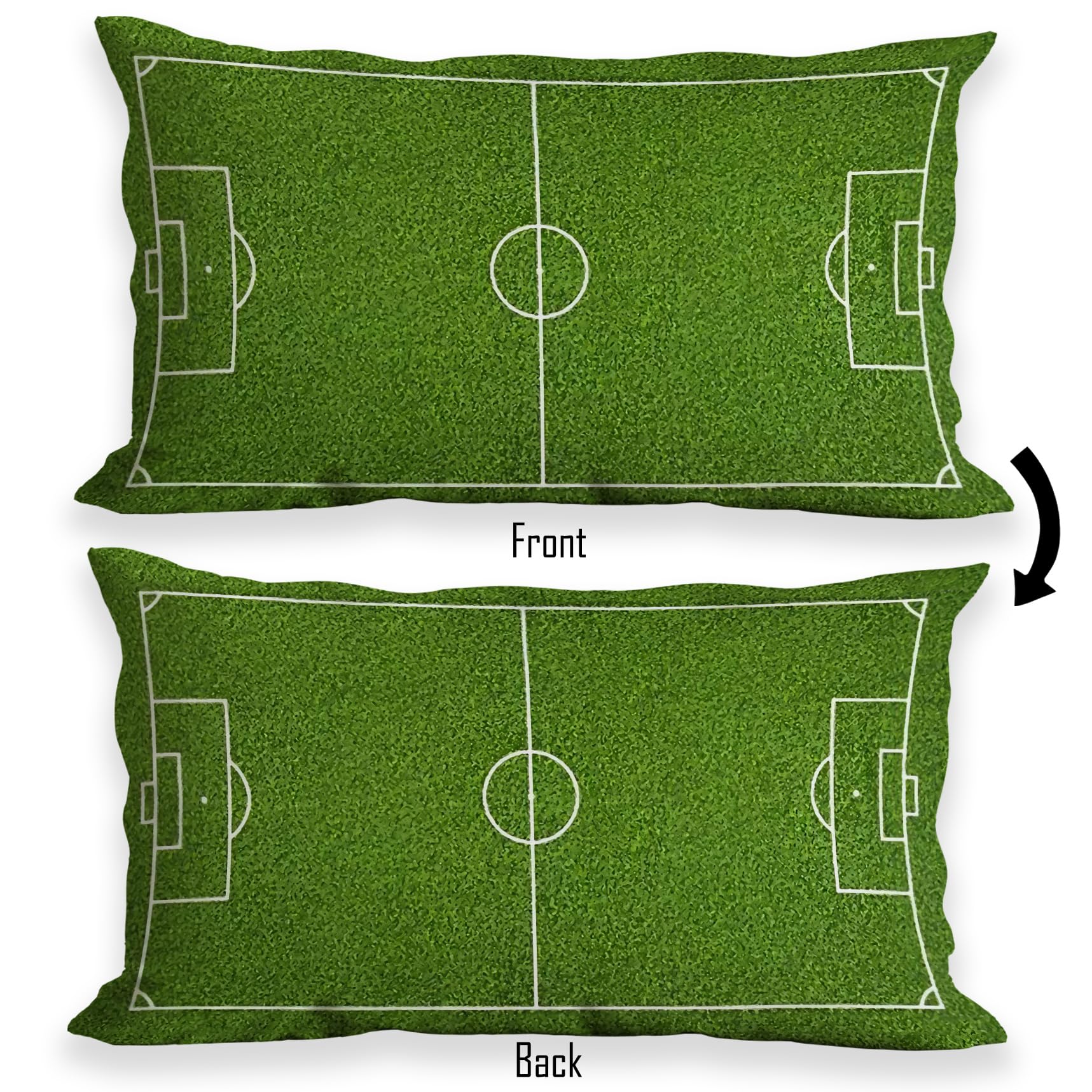 Huester Corduroy Throw Pillow Covers - Hidden Zipper, Soft Home Decor For Sofa & Bed - View #6