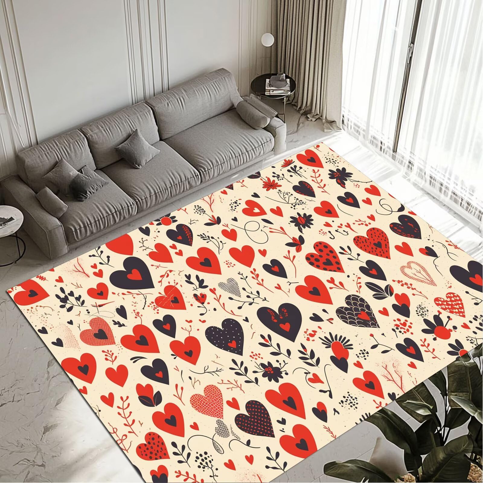 Grand tapis lavable 70x140cm imperméable et antidérapant pour entrée et cuisine