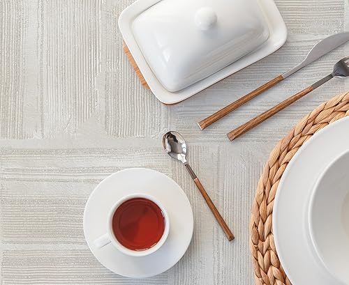 Miniatura 4 de RoomMates Papel tapiz cuadrado cuadrado beige para despegar y pegar, RMK12680PLW