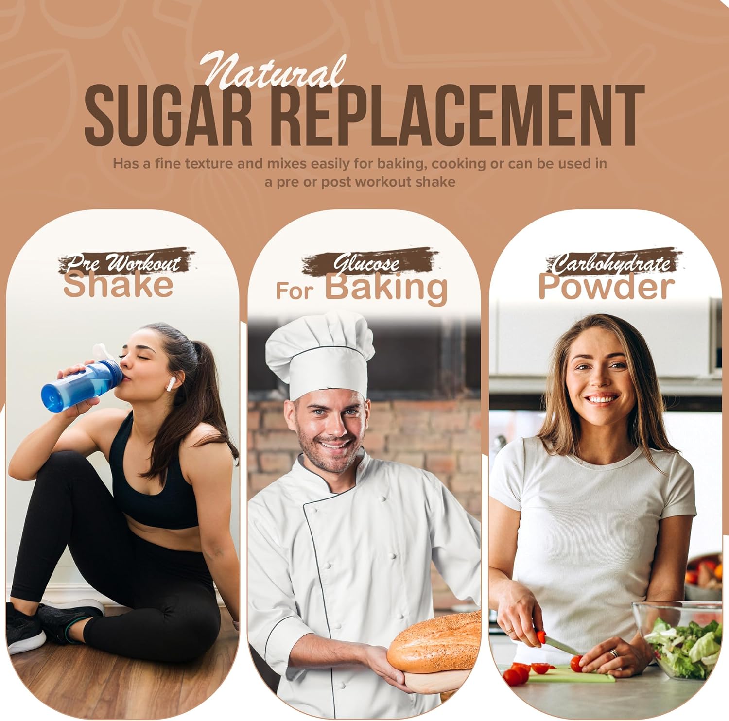 Bulk Dextrose Powder 5 lbs - Pure Carbs Unflavored - Good Source of Glucose and Carbohydrates - Food Grade Sugar for Brewing and Sausage Making - Pre Workout Ingredient