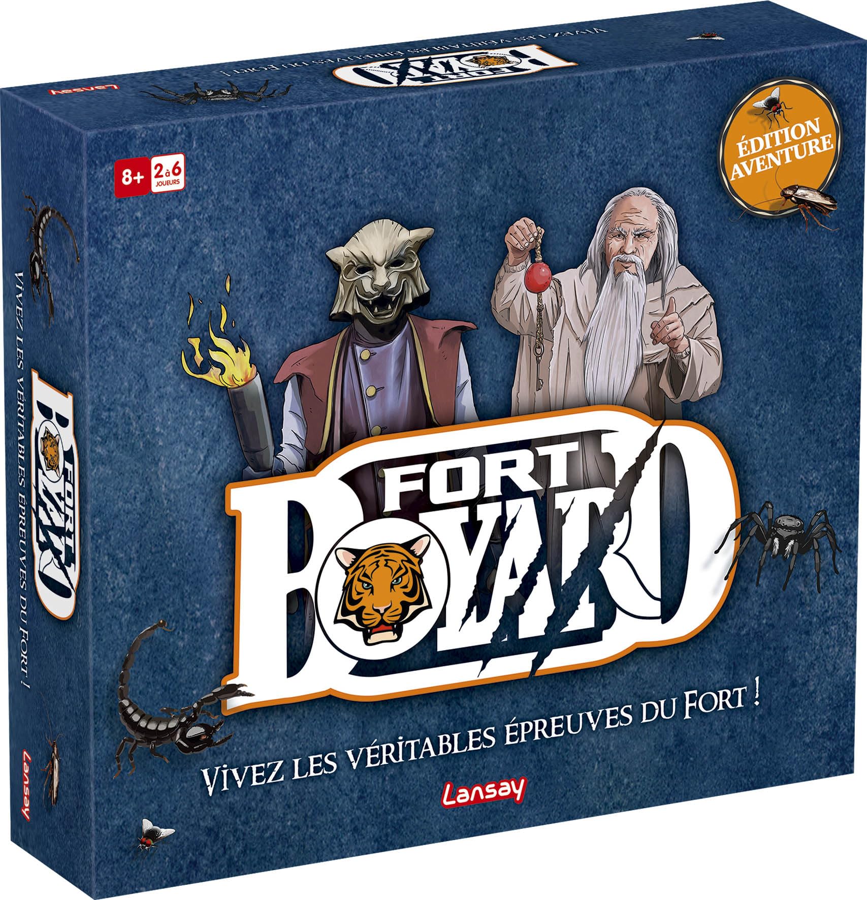 Lansay | FORT BOYARD - edycja przygodowa | Wciągająca gra planszowa z fizycznymi próbami i wyzwaniami | Dla całej rodziny | Od 8 lat | Od 2 do 6 graczy | Przeżyj prawdziwe próby Fortu!