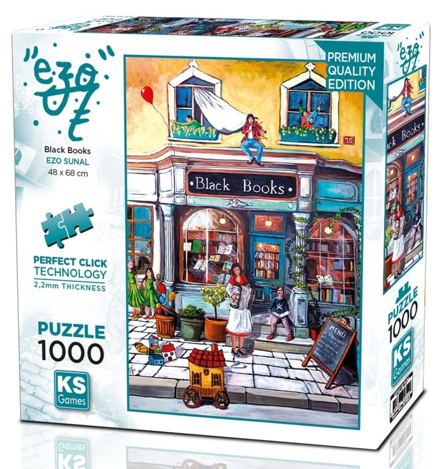 アキバぬこ EXODUS 英語版25パックセット KS Games 1000 Parçalık Ezo Sunal Black Books Puzzle - 20852