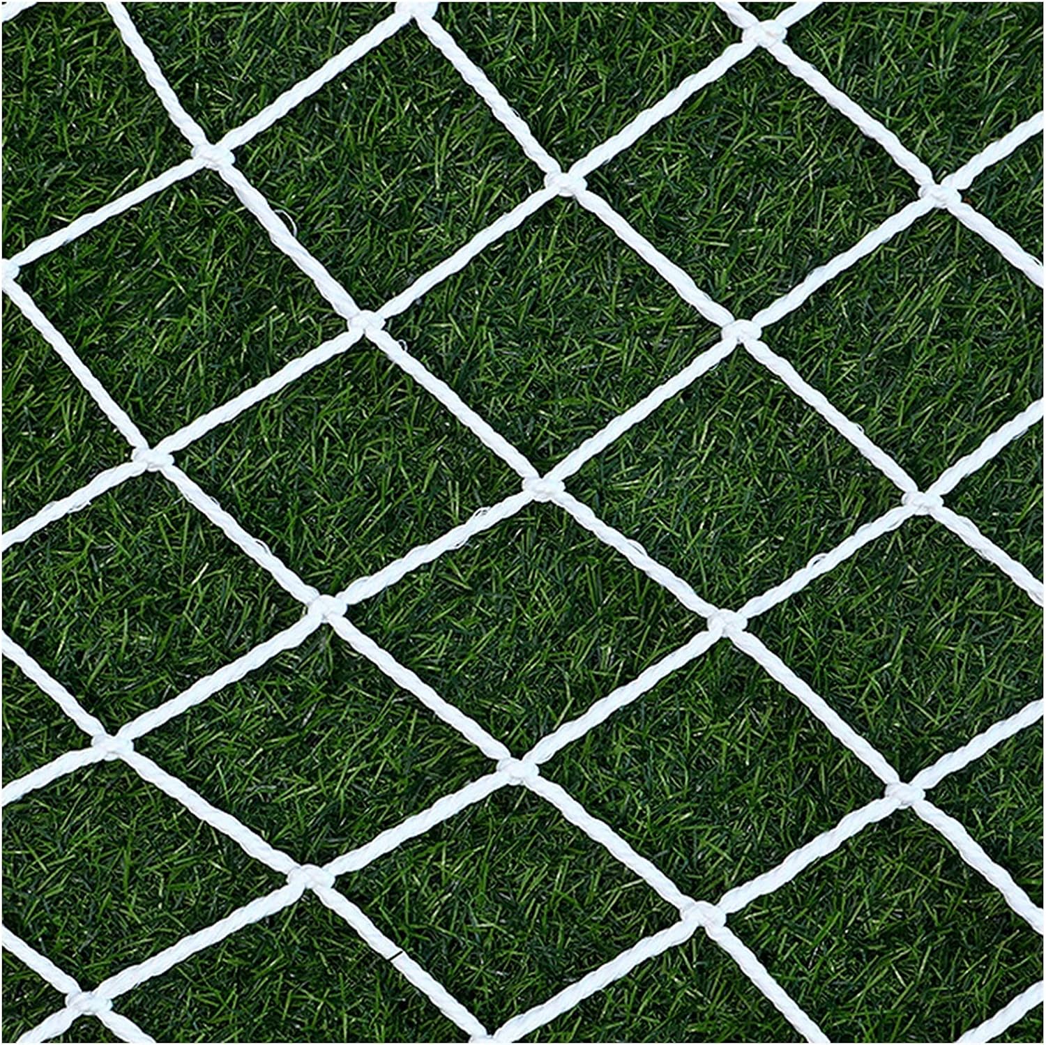 Net Protection Fence,White Nylon Rope Safe Stair Balcony Banister Soft Wear-Resistant Decoration(3x6m(9.8x19.7ft))