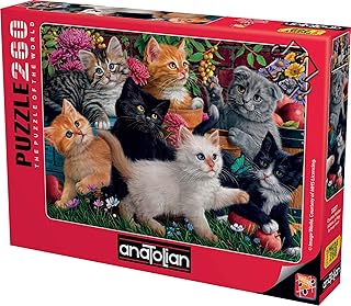 Anatolian Puzzle - Kittens at Play, 260 Piece Jigsaw Puzzle, 3327 (ANA3327)
