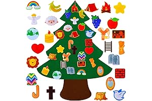 26-Piece Felt DIY Advent Calendar for Christmas Home Decor