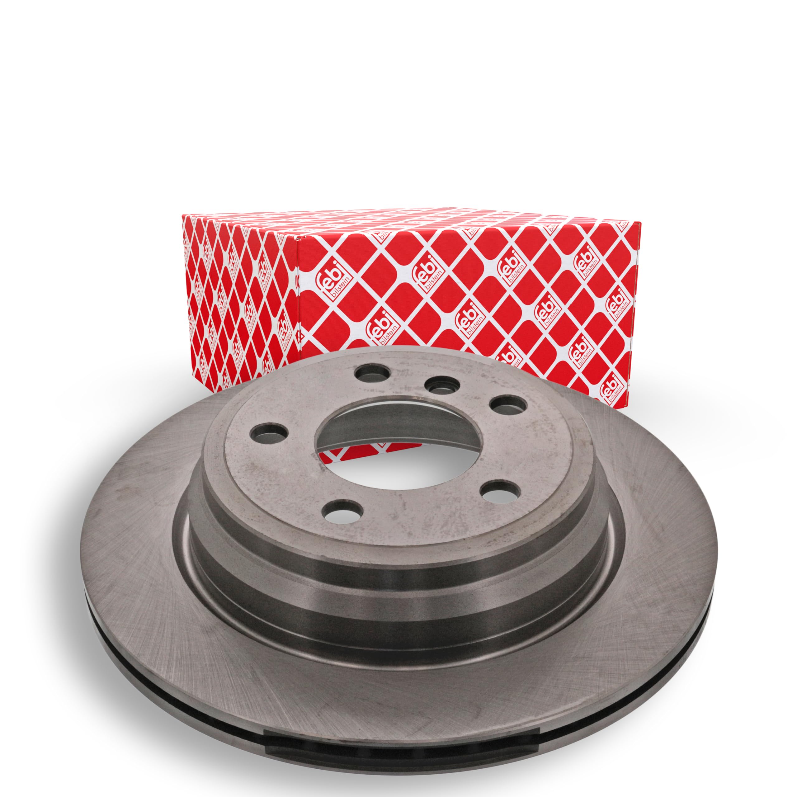 febi bilstein 43868 Brake Disc Set (2 Brake Disc) rear, internally ventilated, No. of Holes 5