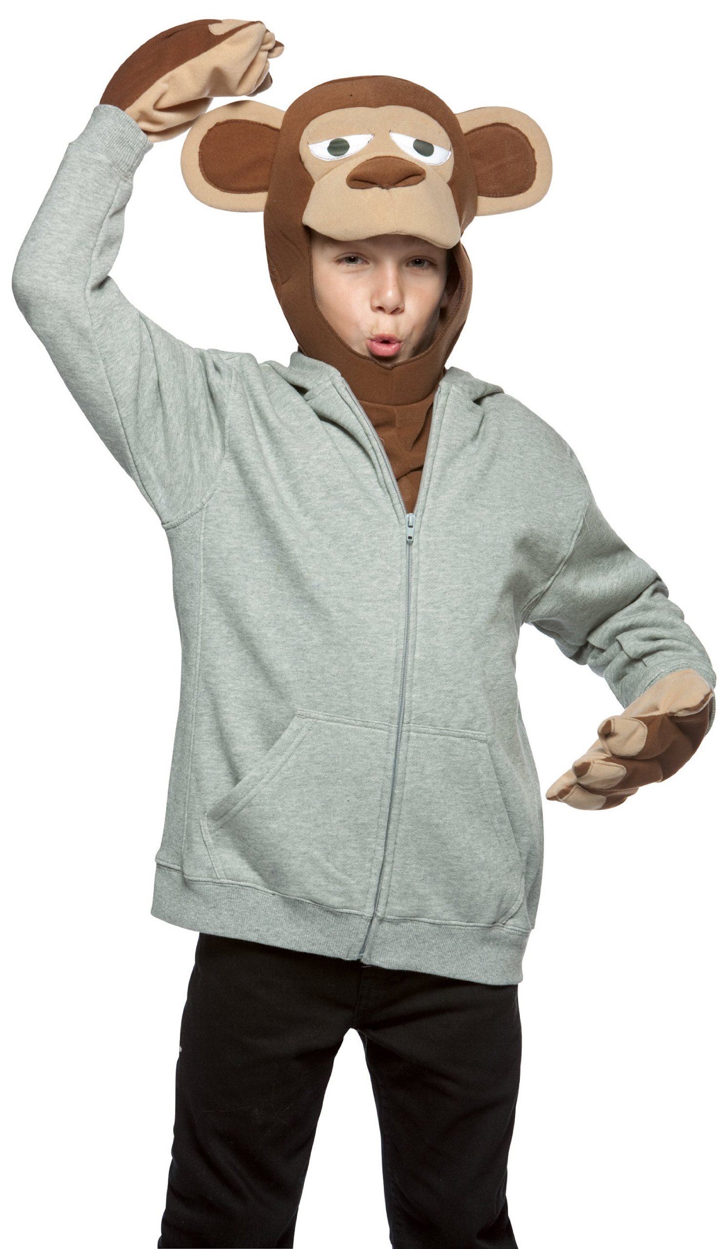 Rasta ImpostaAnimal Brown Monkey Costume Kit Child