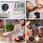 XLeader, Upgraded, Pro Shower Speaker, Certified IPX7 Waterproof Bluetooth Speaker, with Lights, Suction Cup, Hook, Built-in Mic, Crystal Sound&Rich Bass, 12H Playtime, Ideal Gifts - SoundAngel Mate