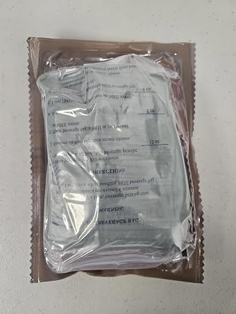 Genuine Military MRE - Menu 3 with 2027 Inspection Date Chicken with Egg Noodles And Vegetables MRE