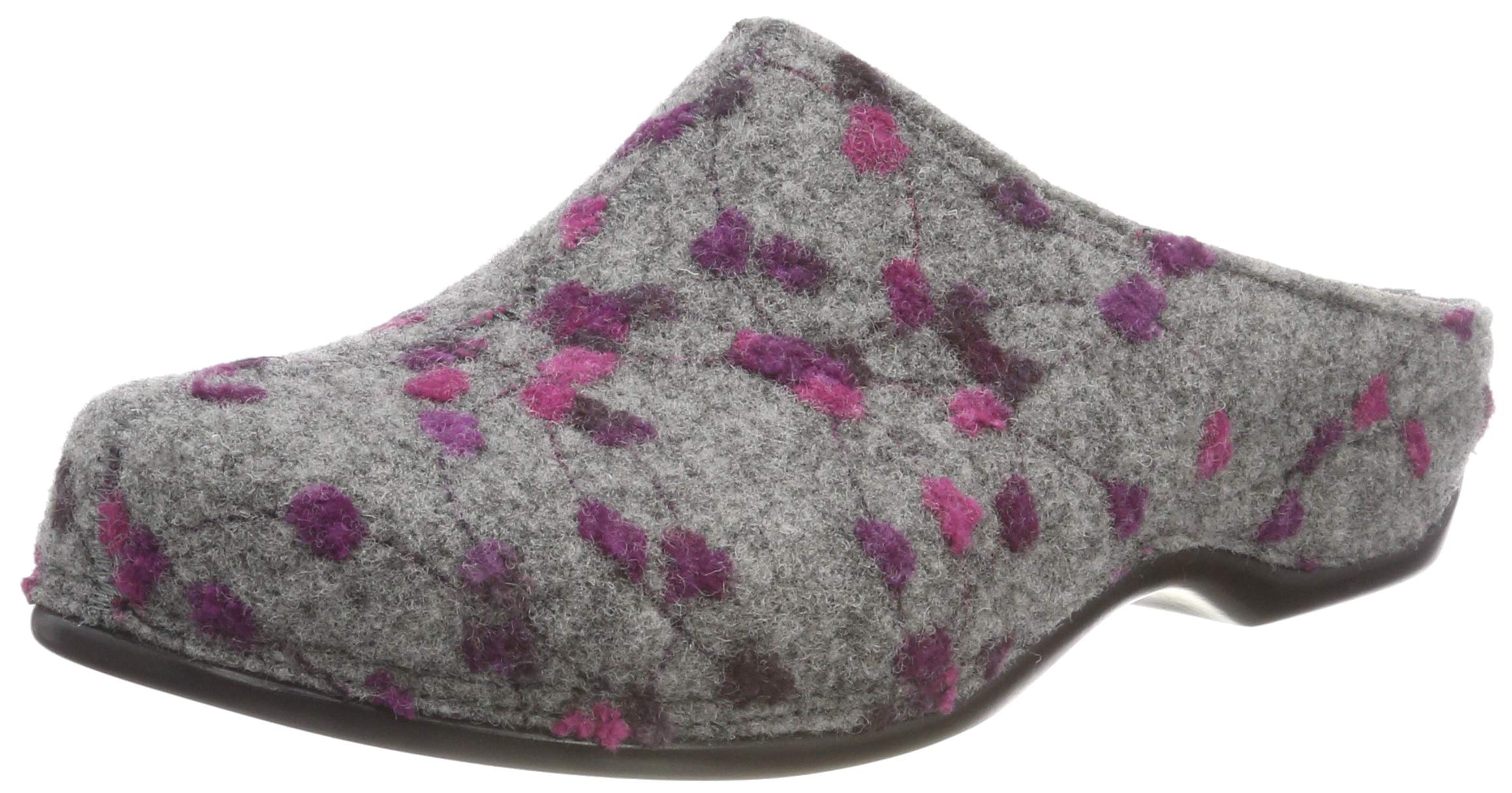 Berkemann Women's Donata Slippers, Grey Light Grey Polka dots 645, 5 UK