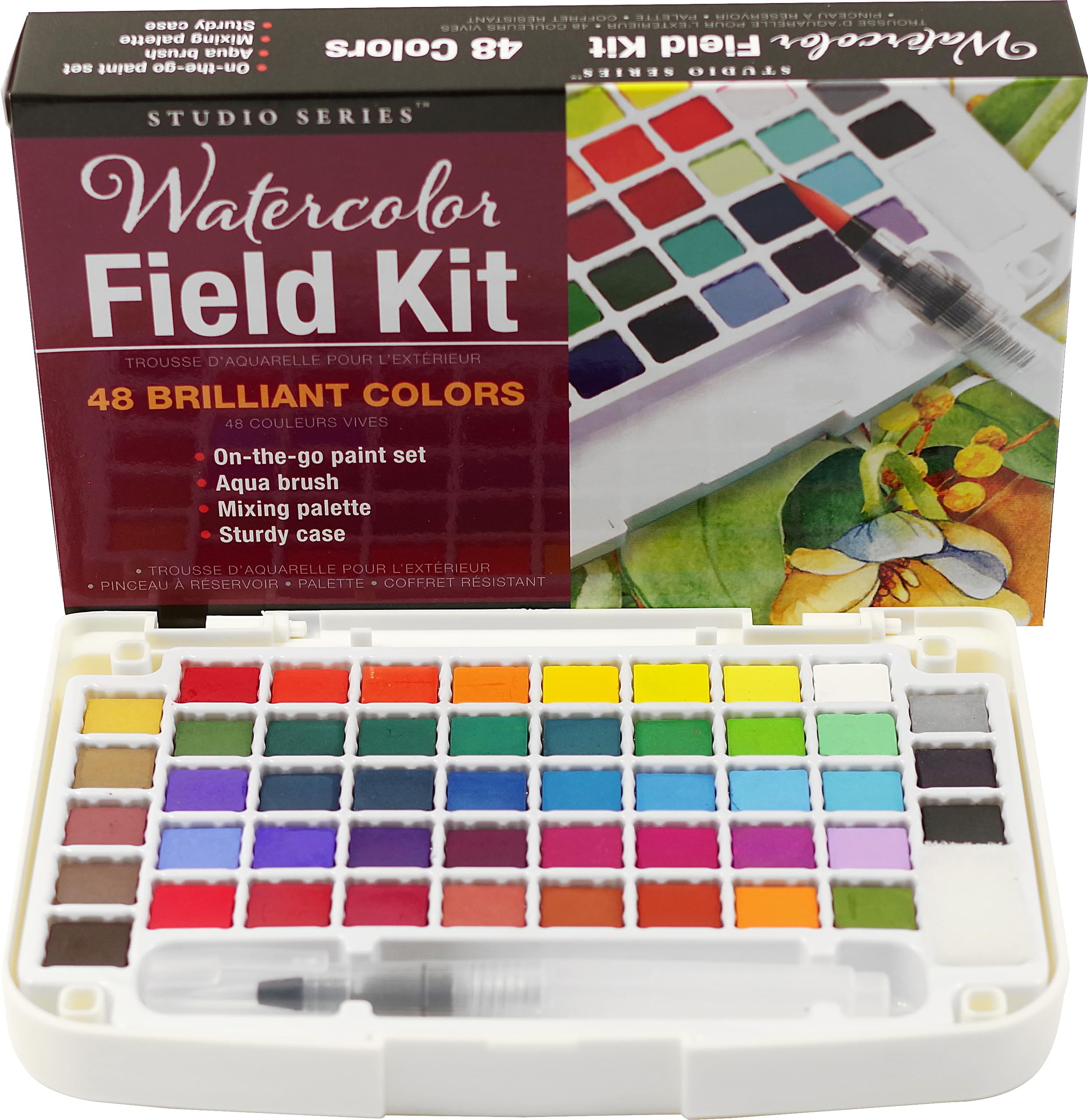 日本初シューゲイザーバンドPaint in WatercolourCD3枚セット Artist's Watercolor Field Kit (48 high pigment colors, water brush