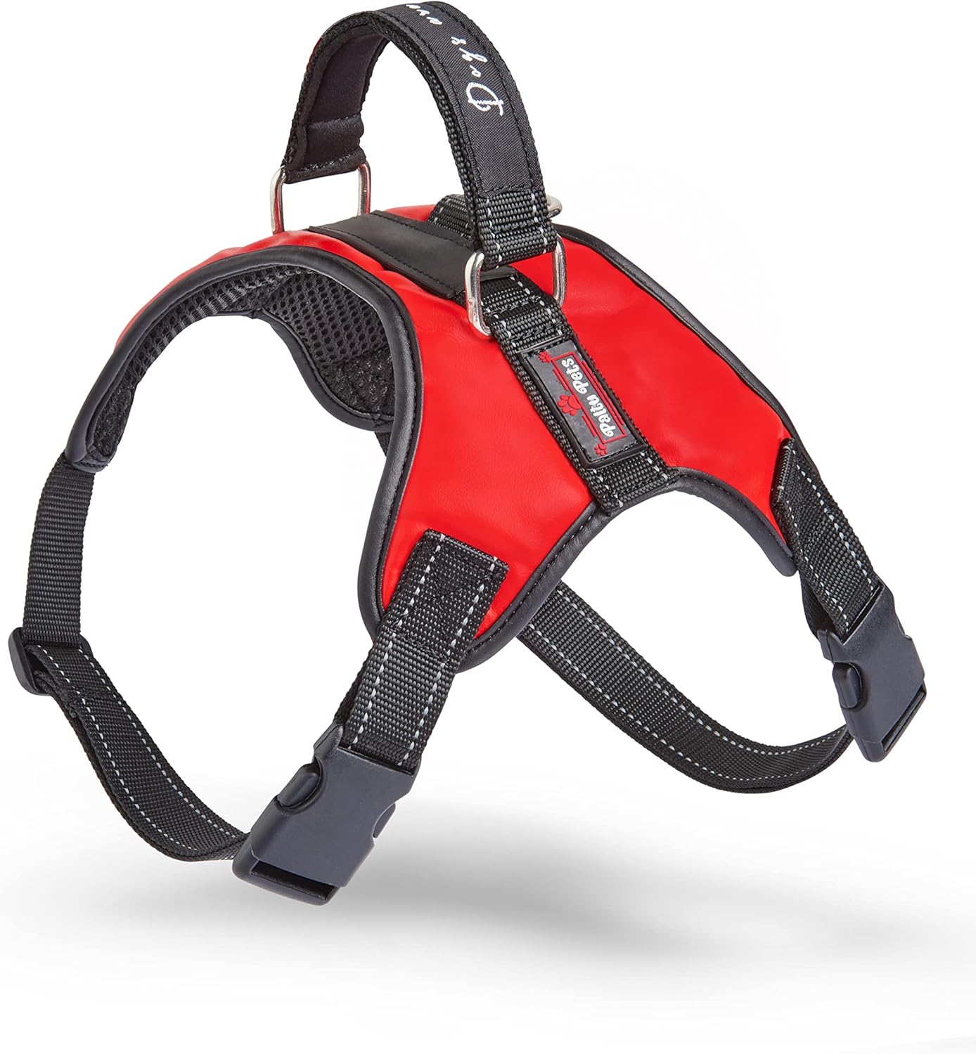 Pet Armour Dog Harness Durable Leather No Choke Adjustable with