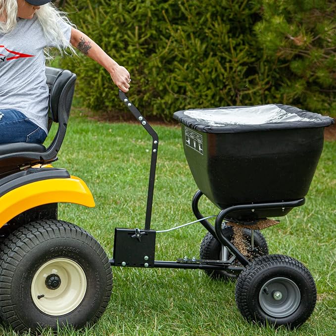 Brinly Tow Behind Spreader Handle Extension Kit - Effortless Control and Comfort for Precise Spreading - Compatible with BS26BH-A BS36BH-A miniatura 4