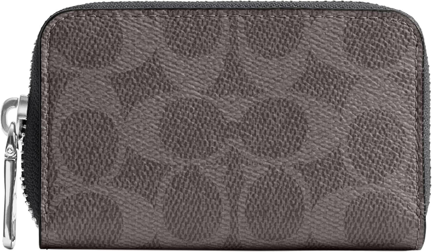 COACH Small Zip Around Card Case in Signature