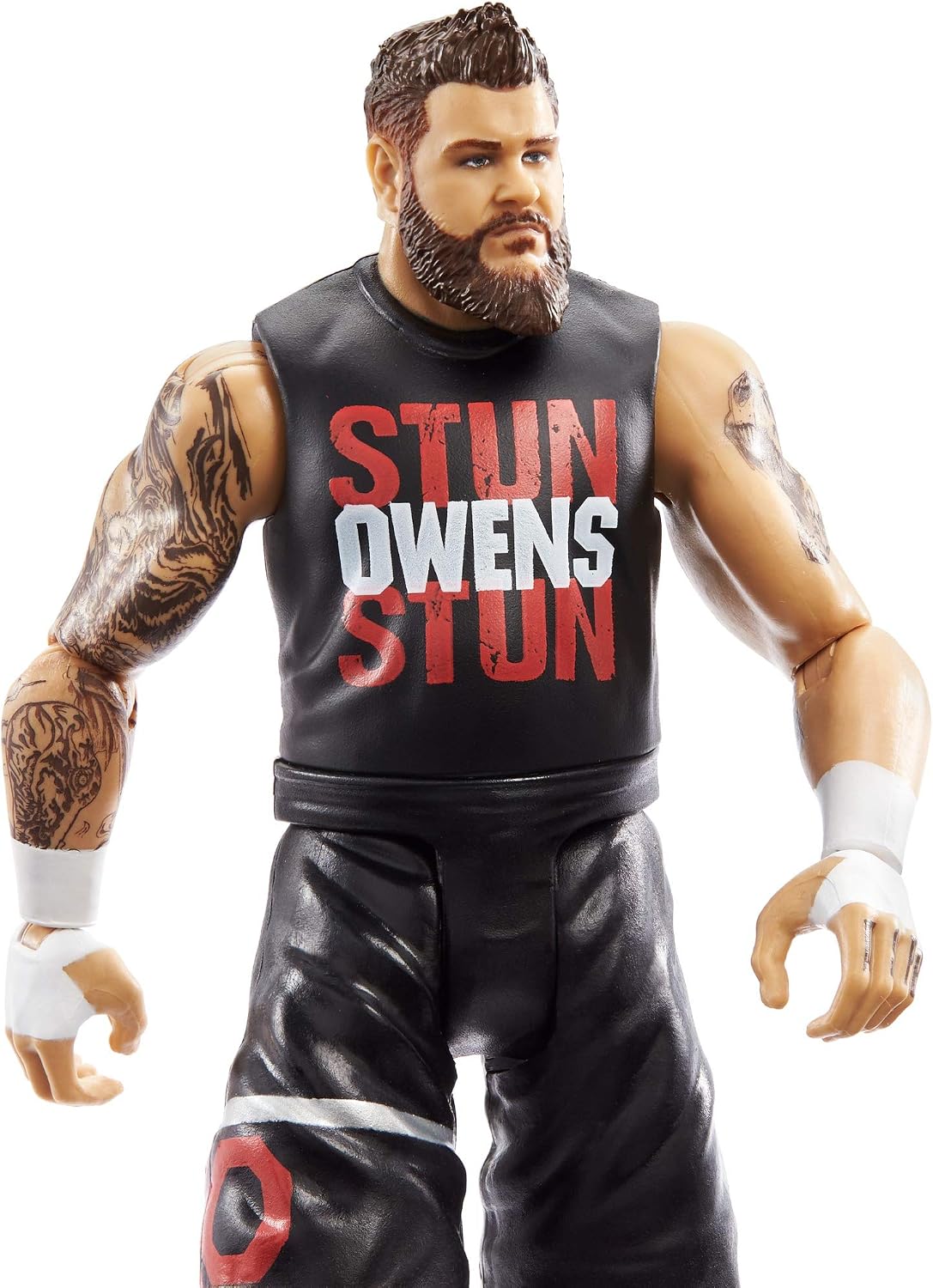 WWE Kevin Owens Action Figure, Posable 6-in Collectible for Ages 6 Years Old & Up