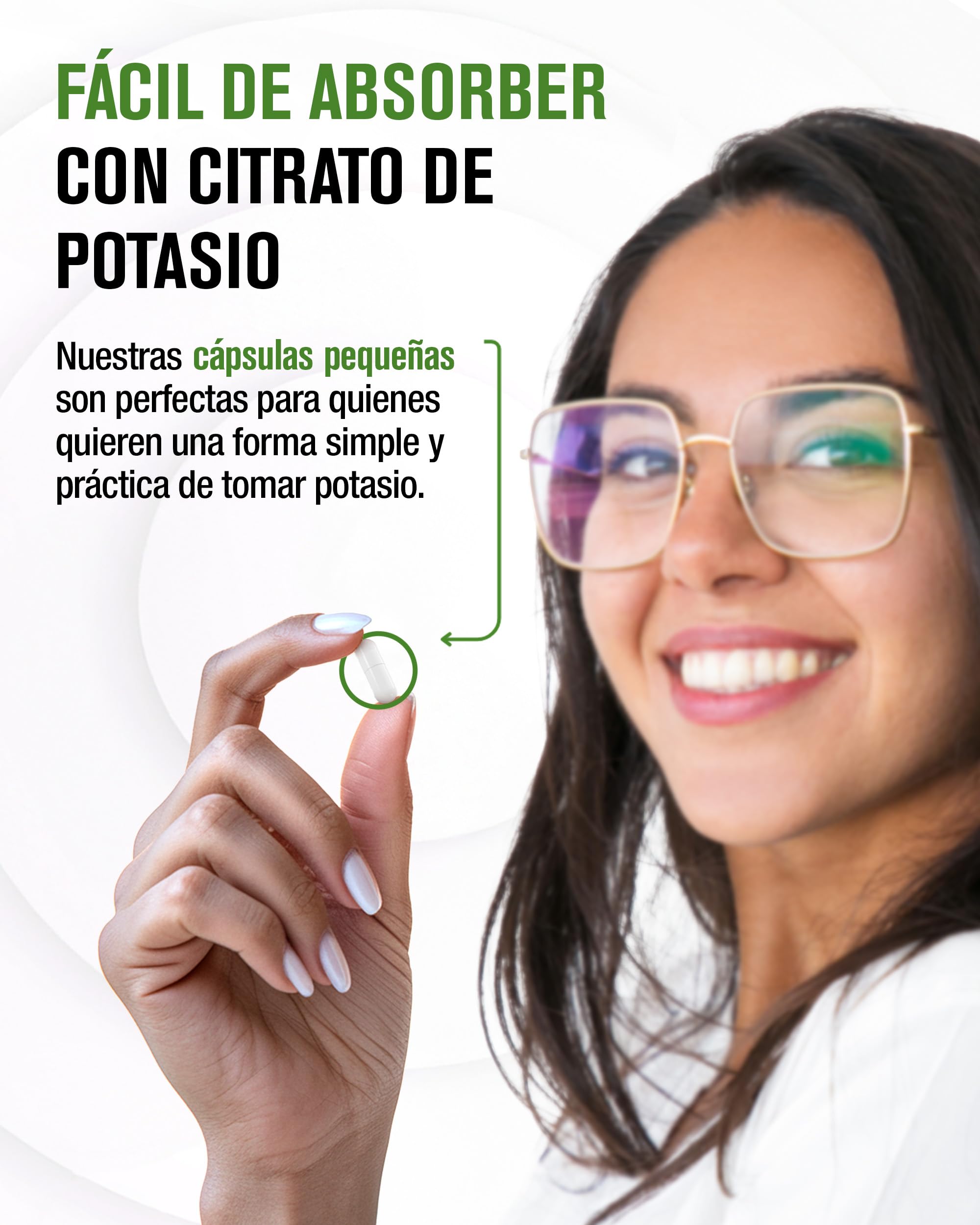 NaturalSlim Kadsorb, Suplemento de Citrato de Potasio en Cápsulas de Alta Absorción Recuperador Muscular, Apoya el Equilibrio Mineral y Bienestar Metabólico, Vitalidad y Energía Diaria, 400 capsulas