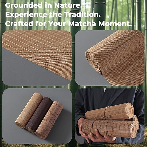 Miniatura 8 de Juego de batidores de matcha, kit de 7 piezas de matcha con cuenco con boquilla, tamiz y soporte para batidor. El kit completo de fabricación de