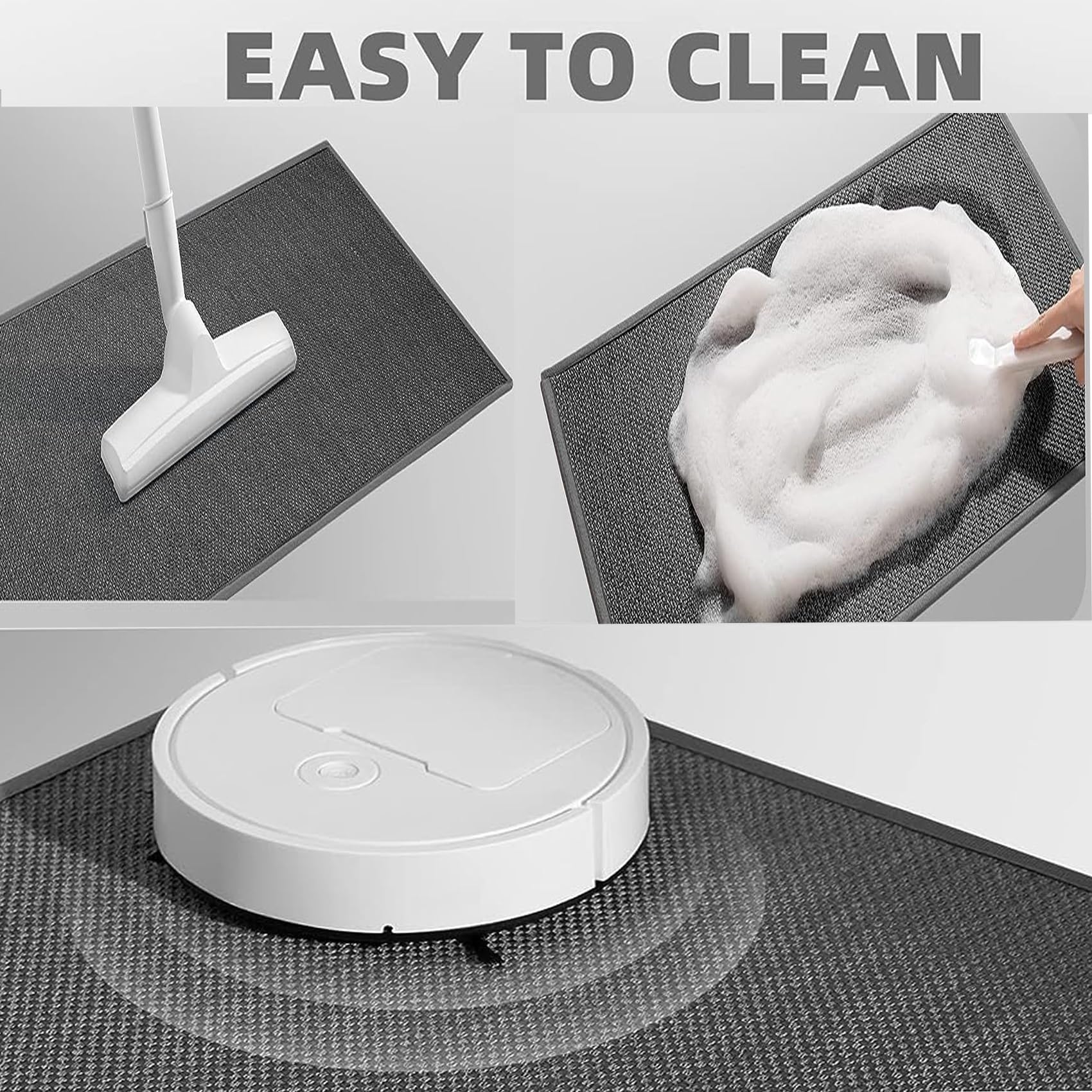 Tappeto passatoia Tappeto Cucina 40 x 290 cm Resistente all'olio Durevole Tappeto passatoia per Eventi, con Fondo Antiscivolo per Soggiorno Camera da Letto Cucina Bagno, Rosso