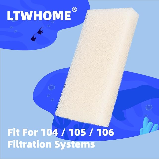 Foto 3 de 4 de LTWHOME Nueva Esponja de Filtro para 104/105 / 106 (12 Piezas)