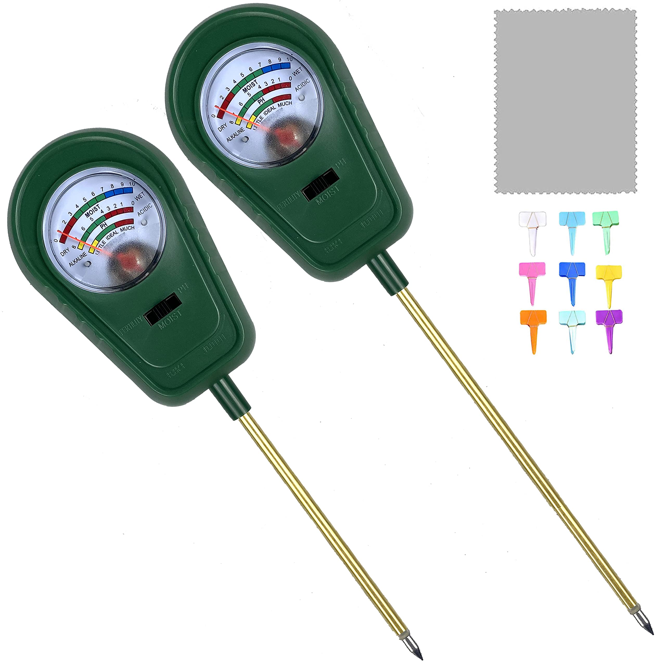 Buy Upgraded 3 in 1 Soil Moisture/PH/Fertility Meter Soil Test Kit Soil