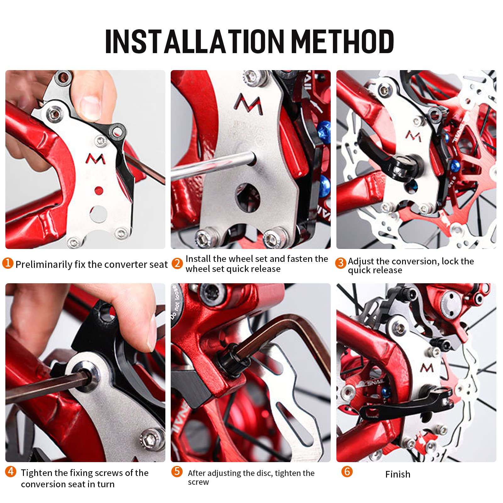 Amazon | kingsea ディスクブレーキアダプター 高耐久 アルミニウム