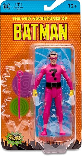 Miniatura 9 de McFarlane Toys - Figura de acción de DC Retro The Riddler (The New Adventures of Batman) de 6 pulgadas