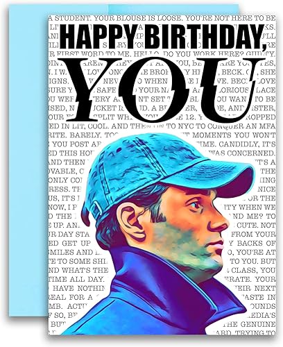 You Inspired Joe Goldberg - Tarjeta de cumpleaños de 5 x 7 pulgadas con sobre